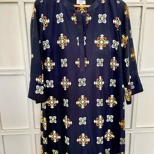 Crown & Ivy tunic dress. Perfect for casual Friday or Sunday brunch.